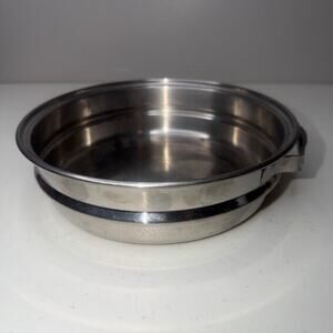 Vintage Lifetime Stainless Steel Double Boiler Insert 18-8 R6 Measures 7.5"